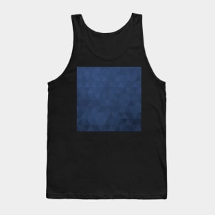 Blue Triangles Tank Top